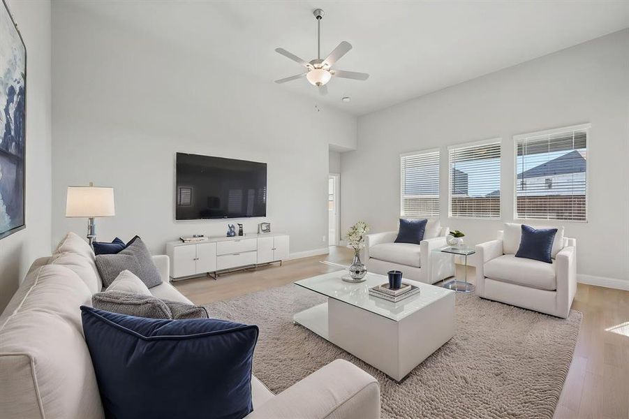 Furnished interior view inside a new home in Lakehaven - Premier Series, Farmersville (Image 10).