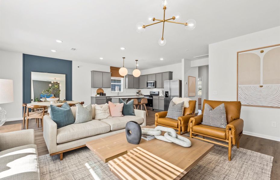 Representative furnished interior of a home built from the Starling by Centex in Westford, Sanford (Image 5). Representative furnished interior of a home built from the Starling by Centex in Westford, Sanford (Image 5).