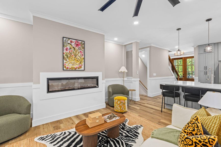 Furnished interior view inside a new home in , Charleston (Image 15). Furnished interior view inside a new home in , Charleston (Image 15).