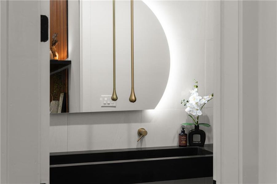 Close-up of interior finishes inside a home in , Atlanta (Image 72).