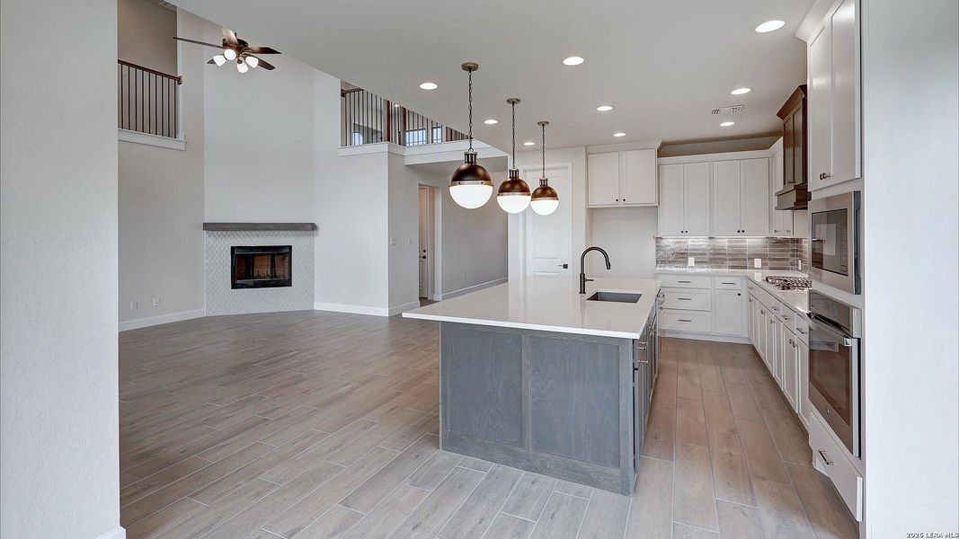 Furnished interior view inside a new home in Alsatian Oaks, Castroville (Image 8).