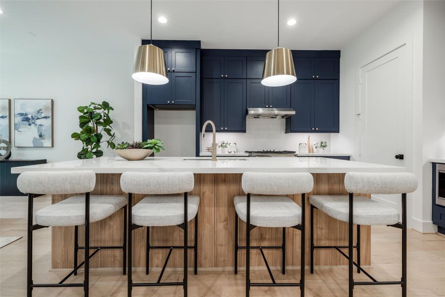 Furnished interior view inside a new home in , Houston (Image 30).