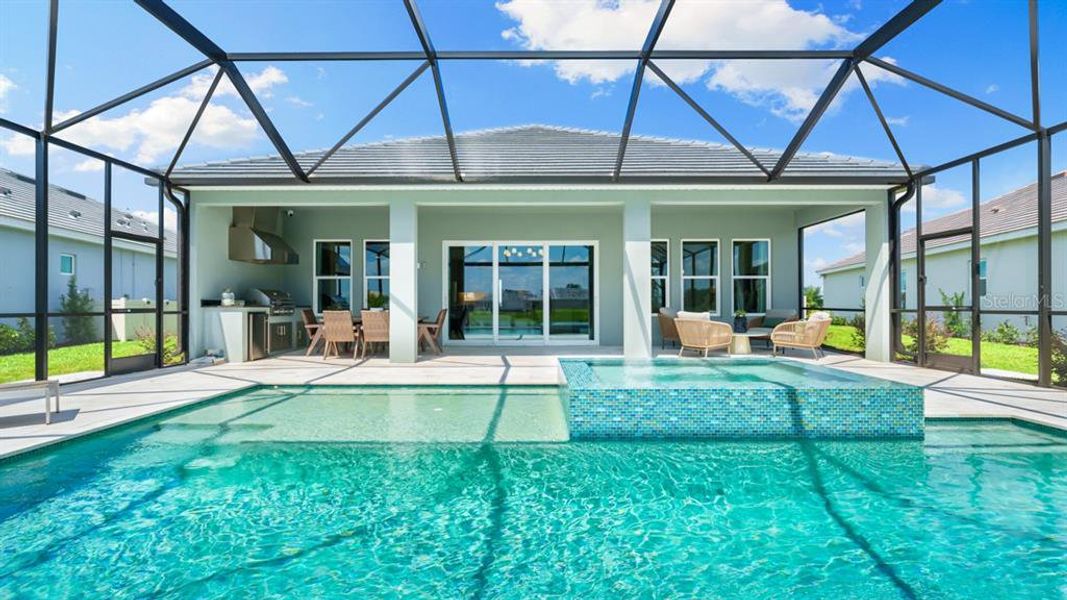 Exterior details and patio area of a home in Esplanade at Coasterra, Palmetto (Image 16).