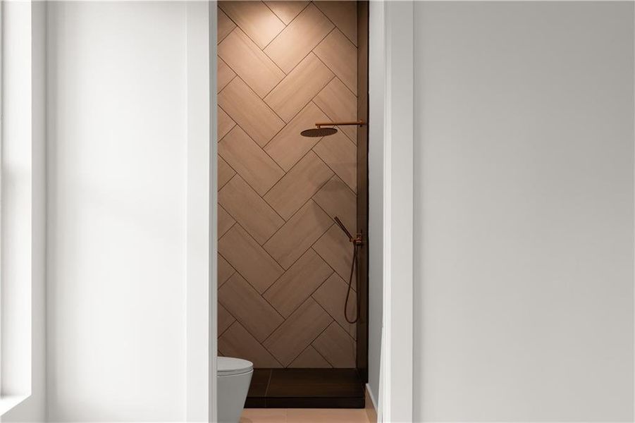 Close-up of interior finishes inside a home in , Atlanta (Image 80).