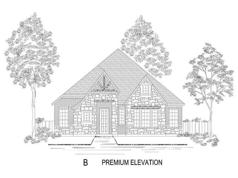 Representative rendering of the exterior for the Dover R by First Texas Homes (Image 3). Representative rendering of the exterior for the Dover R by First Texas Homes (Image 3).