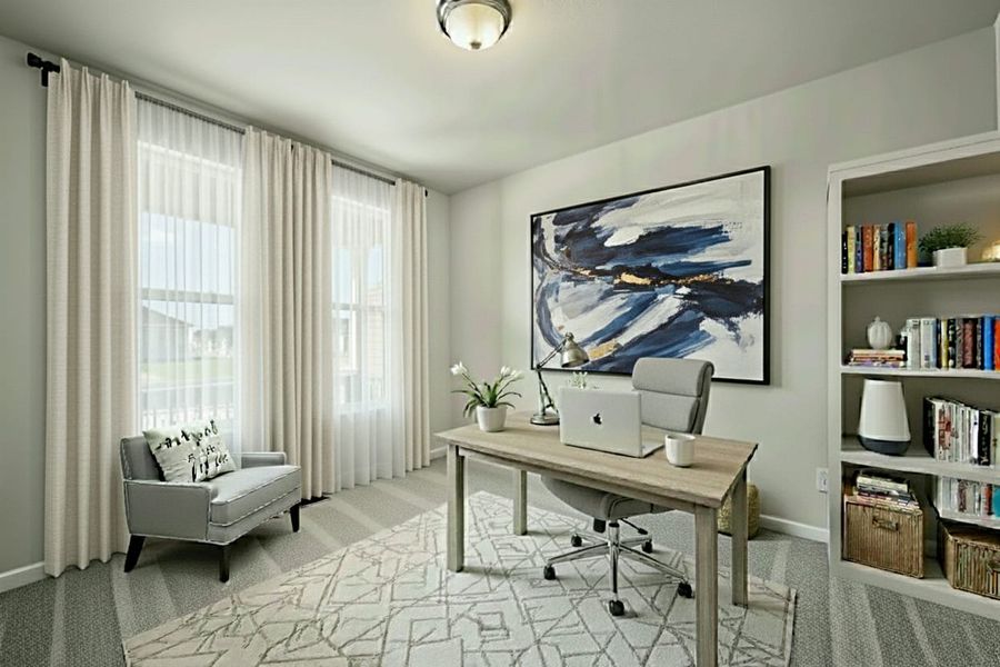 Furnished interior view inside a new home in The Glen-12, Colorado Springs (Image 5).