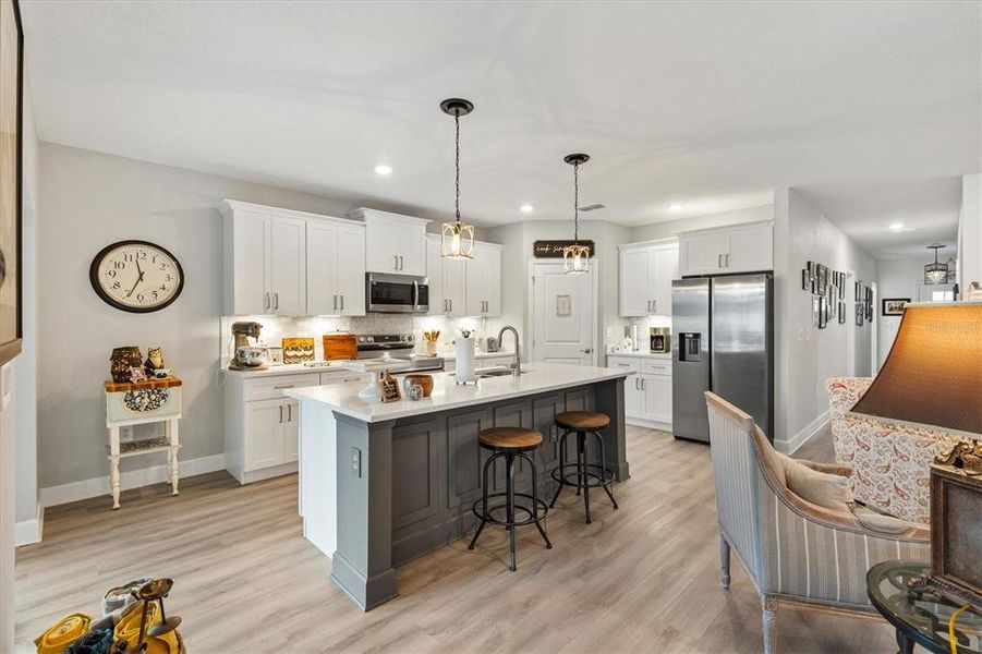 Furnished interior view inside a new home in , Summerfield (Image 17). Furnished interior view inside a new home in , Summerfield (Image 17).