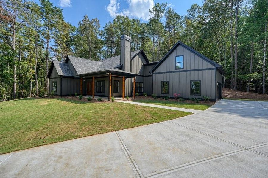 Front exterior of a new home in , Talking Rock, GA, highlighting curb appeal (Image 27).