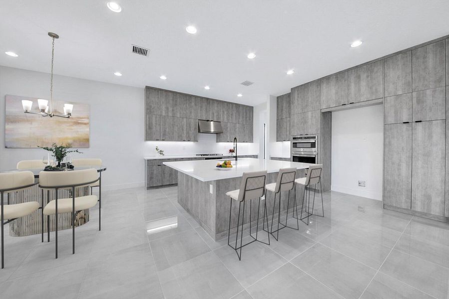 Furnished interior view inside a new home in , Boca Raton (Image 15).