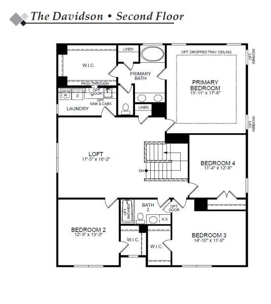 2D floor plan layout of this home in Robinson Oaks, Gastonia, NC (Image 6). 2D floor plan layout of this home in Robinson Oaks, Gastonia, NC (Image 6).