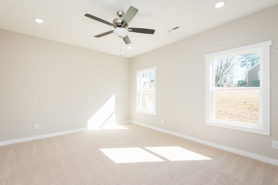 Representative unfurnished interior of a home built from the Ford by Foundation Home Builders LLC in Pallini Place, Ossipee (Image 13).