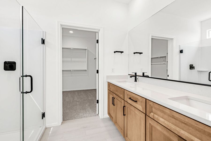 Furnished interior view inside a new home in Oasis At Rocking K, Vail (Image 9).