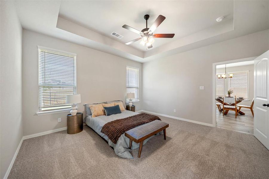 Furnished interior view inside a new home in Aero Vista, Caddo Mills (Image 6). Furnished interior view inside a new home in Aero Vista, Caddo Mills (Image 6).