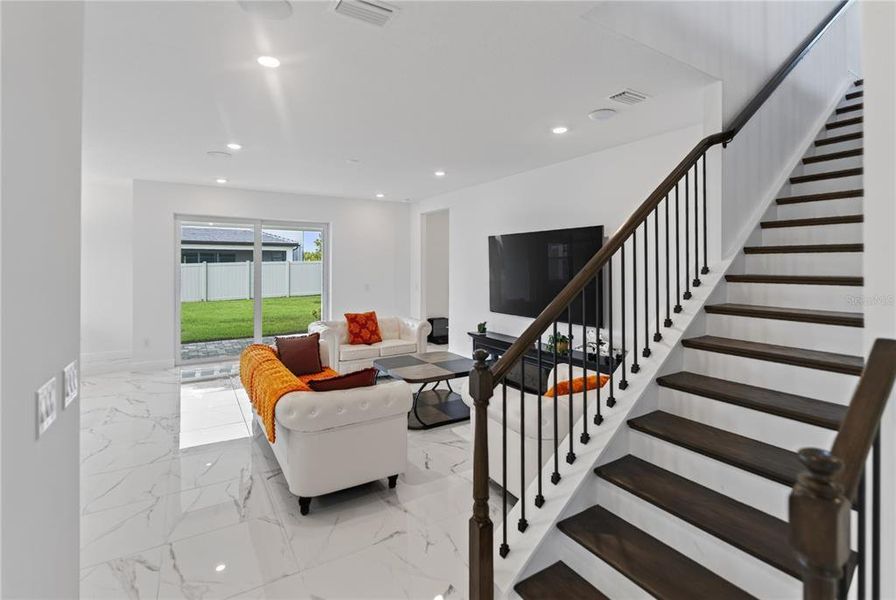 Furnished interior view inside a new home in , Sarasota (Image 50).