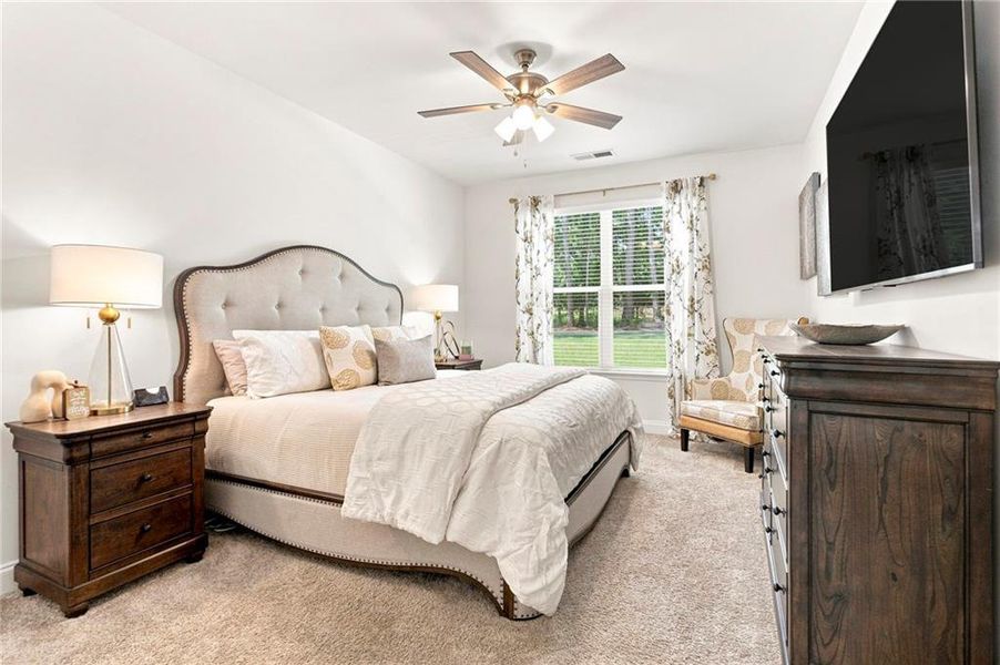 Furnished interior view inside a new home in , Conyers (Image 17).