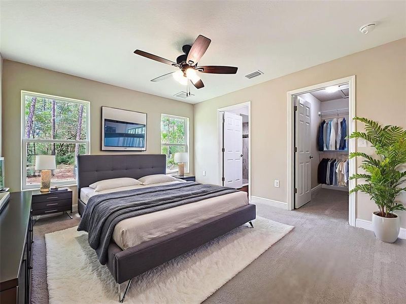 Furnished interior view inside a new home in , Dunnellon (Image 13).