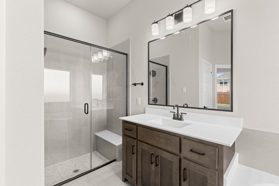 Furnished interior view inside a new home in Lovers Landing, Forney (Image 10).