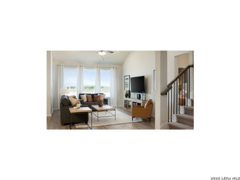 Furnished interior view inside a new home in Comanche Ridge, San Antonio (Image 7).