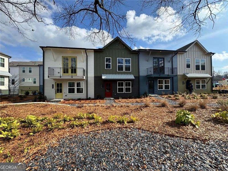 Front exterior of a new home in , Atlanta, GA, highlighting curb appeal (Image 11). Front exterior of a new home in , Atlanta, GA, highlighting curb appeal (Image 11).