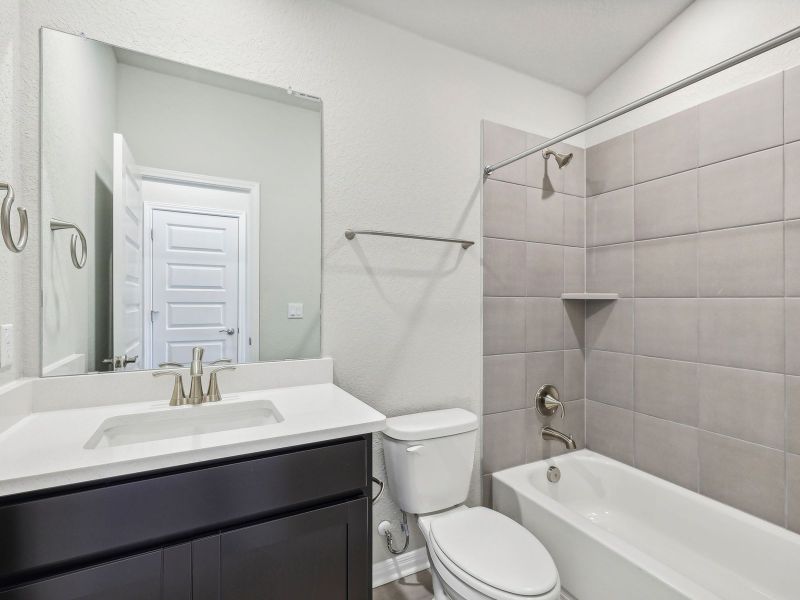 Furnished interior view inside a new home in Turner's Crossing - Reserve Collection, Buda (Image 4).