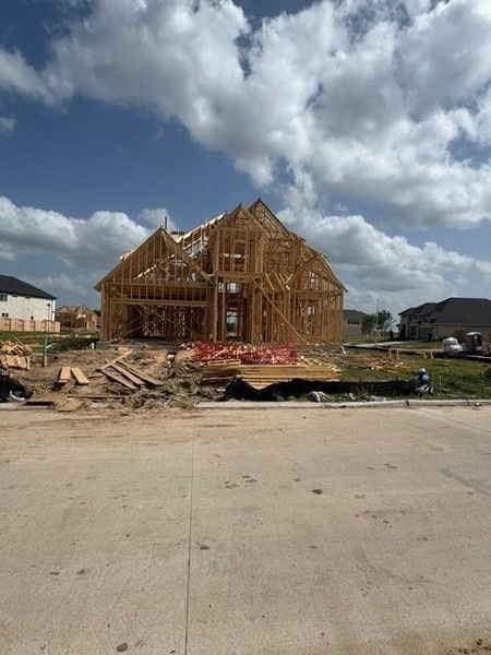 In-progress construction of a new home in Candela, Richmond, TX (Image 4). In-progress construction of a new home in Candela, Richmond, TX (Image 4).