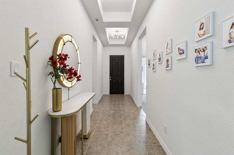 Furnished interior view inside a new home in , Fort Worth (Image 7).