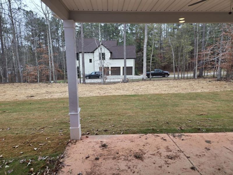 Exterior details and patio area of a home in Ruby Creek Estates, Atlanta (Image 3).