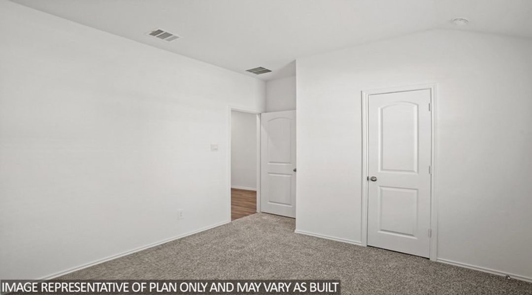 Representative unfurnished interior of a home built from the Texas Cali by D.R. Horton in Sunterra, Katy (Image 11).