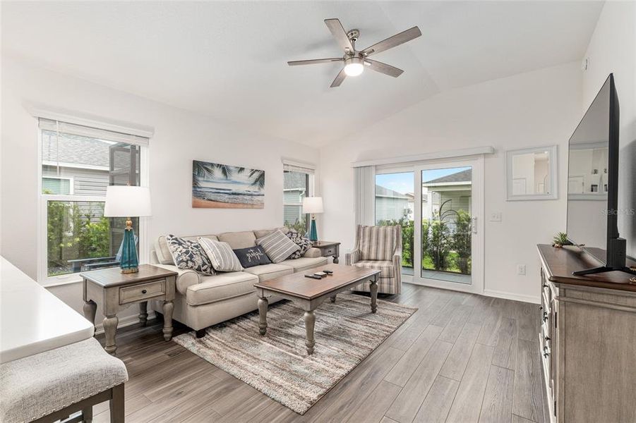 Furnished interior view inside a new home in , The Villages (Image 19).
