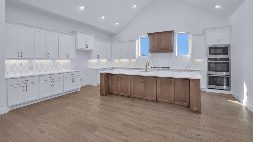 Furnished interior view inside a new home in Briarley 70', Montgomery (Image 9).