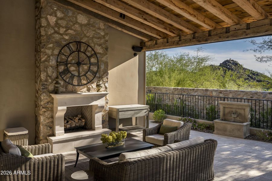 Covered Patio - Fireplace Covered Patio - Fireplace