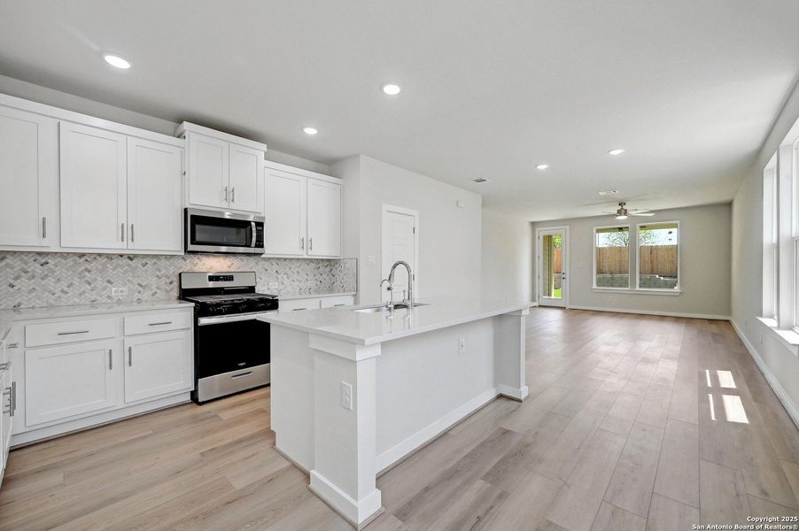 Furnished interior view inside a new home in Avondale, San Antonio (Image 8). Furnished interior view inside a new home in Avondale, San Antonio (Image 8).