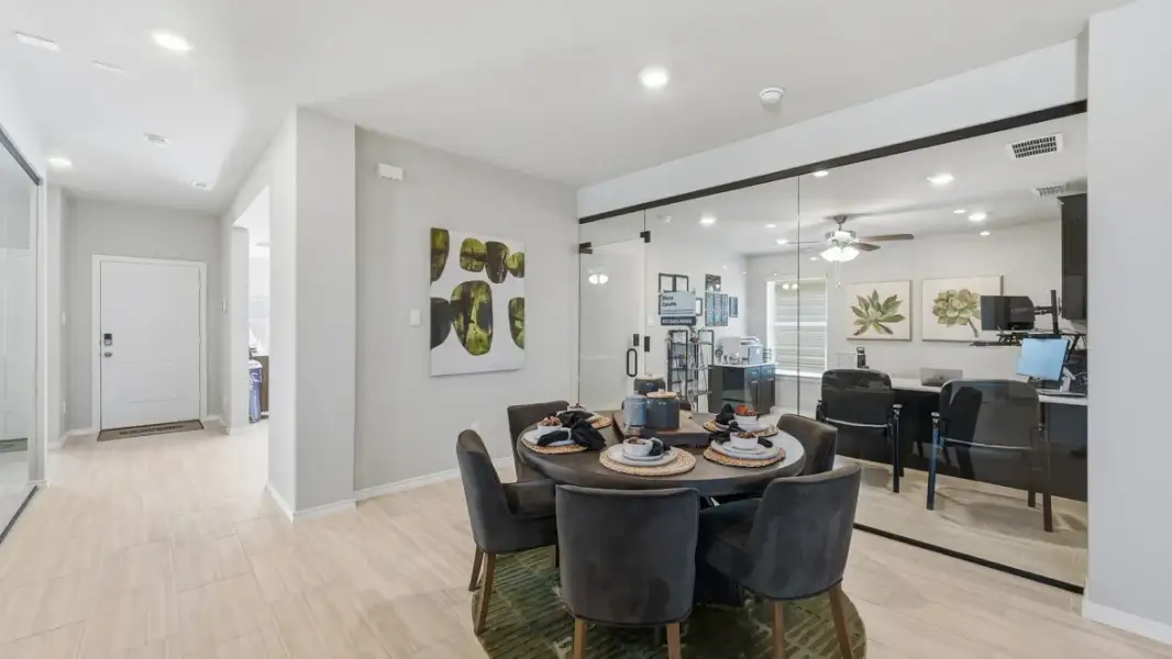 Furnished interior view inside a new home in Hadley Farms, Godley (Image 10).