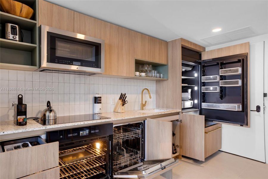 Furnished interior view inside a new home in , Miami (Image 9). Furnished interior view inside a new home in , Miami (Image 9).