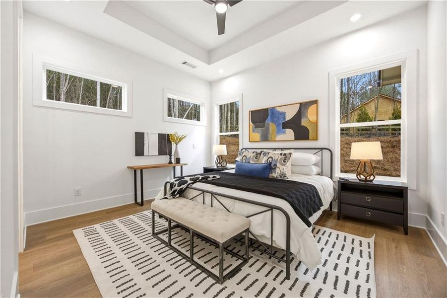 Furnished interior view inside a new home in , Pendergrass (Image 8).