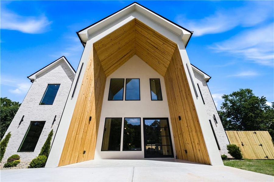 Front exterior of a new home in , Lawrenceville, GA, highlighting curb appeal (Image 29).