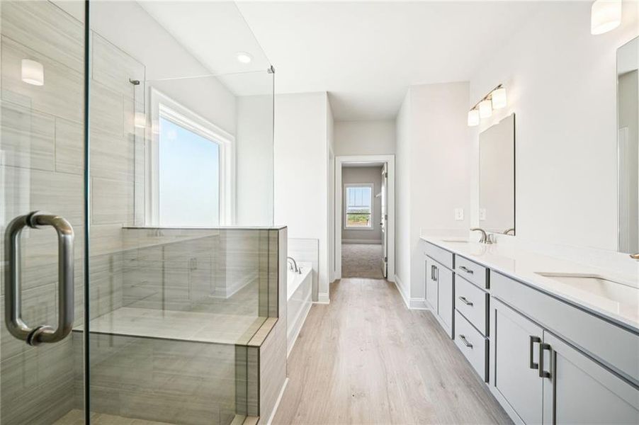 Furnished interior view inside a new home in River Pointe, Monroe (Image 15).