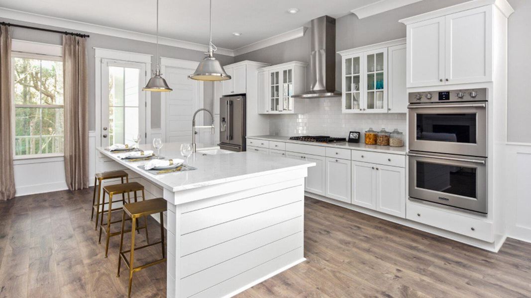Furnished interior view inside a new home in Sweetgrass at Summers Corner, Summerville (Image 4).