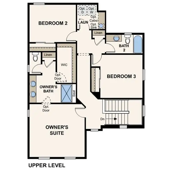 2D floor plan layout for the The Stratton by Century Communities in Windler, Aurora, CO (Image 4). 2D floor plan layout for the The Stratton by Century Communities in Windler, Aurora, CO (Image 4).