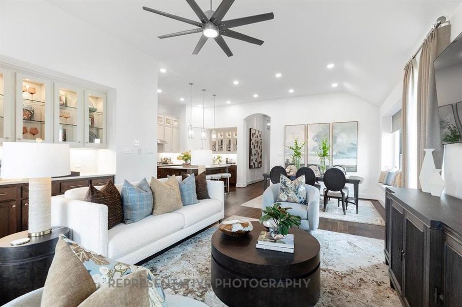 Furnished interior view inside a new home in Treeline, Justin (Image 15).