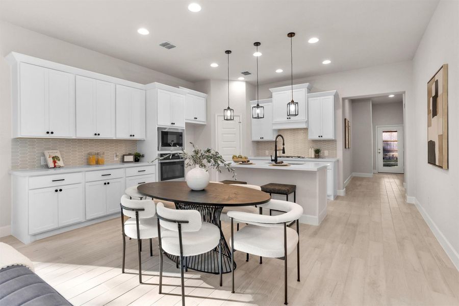 Furnished interior view inside a new home in Woodforest 40', Montgomery (Image 17).