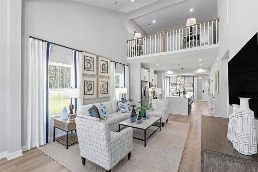 Representative furnished interior of a home built from the Bethany by Ryan Homes in Grande Dunes North Village Villas, Myrtle Beach (Image 12).