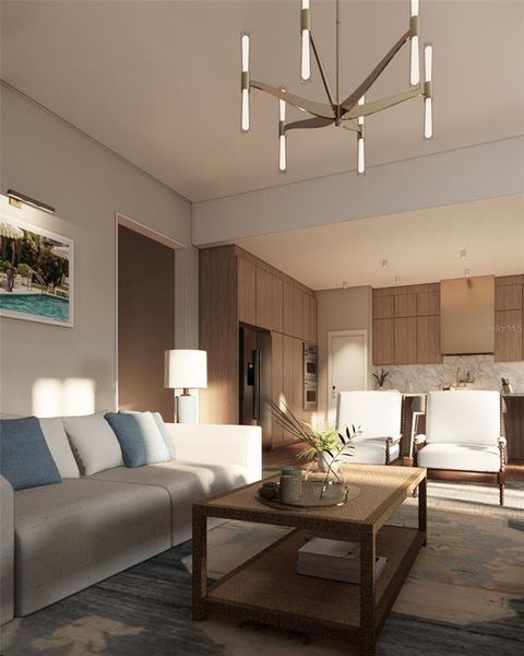 Furnished interior view inside a new home in , Gotha (Image 9).