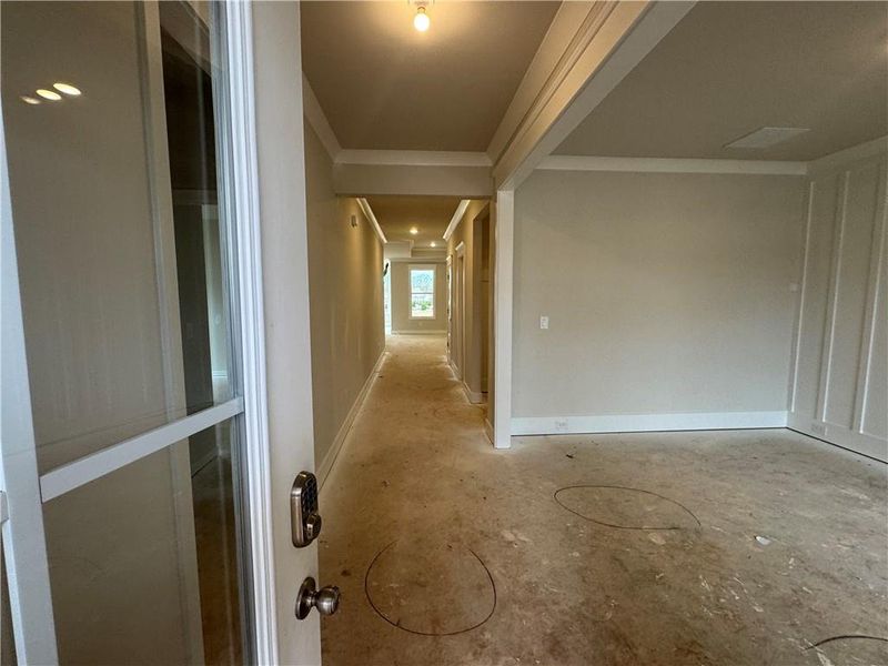 In-progress construction of a new home in Rosewood Lake Preserve, Hoschton, GA (Image 20).