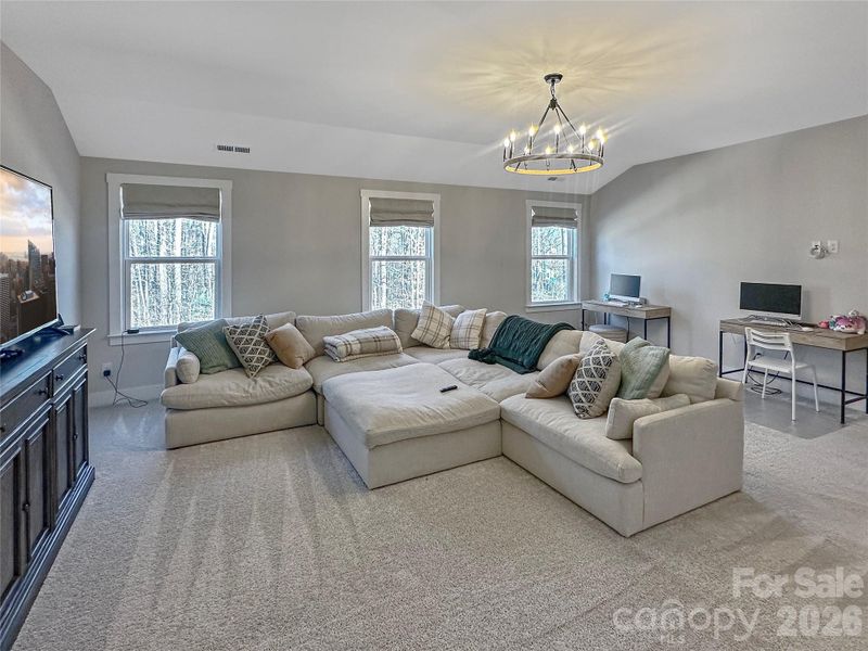 bonus with two walk in attics and big closet