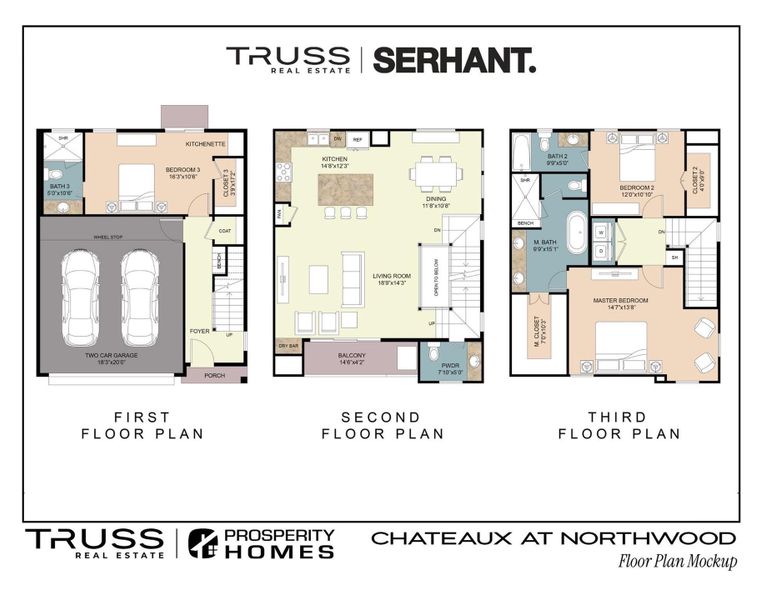 Thoughtfully arranged across three levels, the floor plan balances open gathering spaces with private retreats. From the expansive living level to the secluded primary suite above, each floor serves a distinct purpose while contributing to a cohesive living experience.