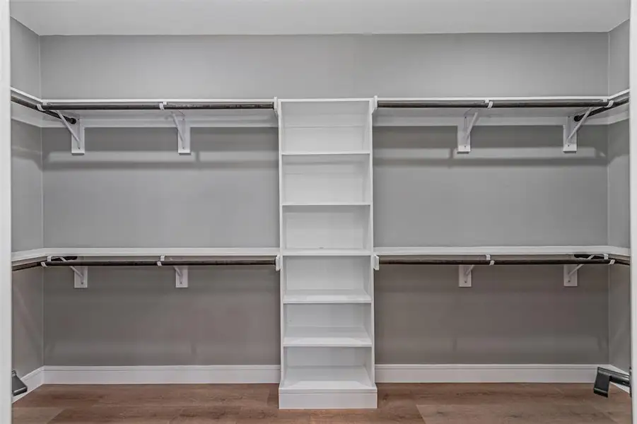 Master walk-in closet Master walk-in closet