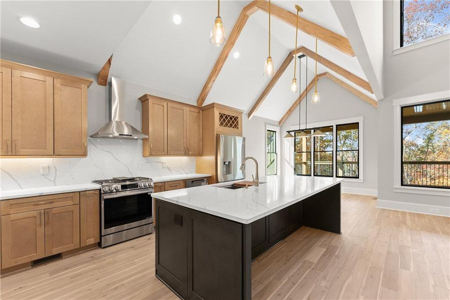 Furnished interior view inside a new home in , Dahlonega (Image 18).