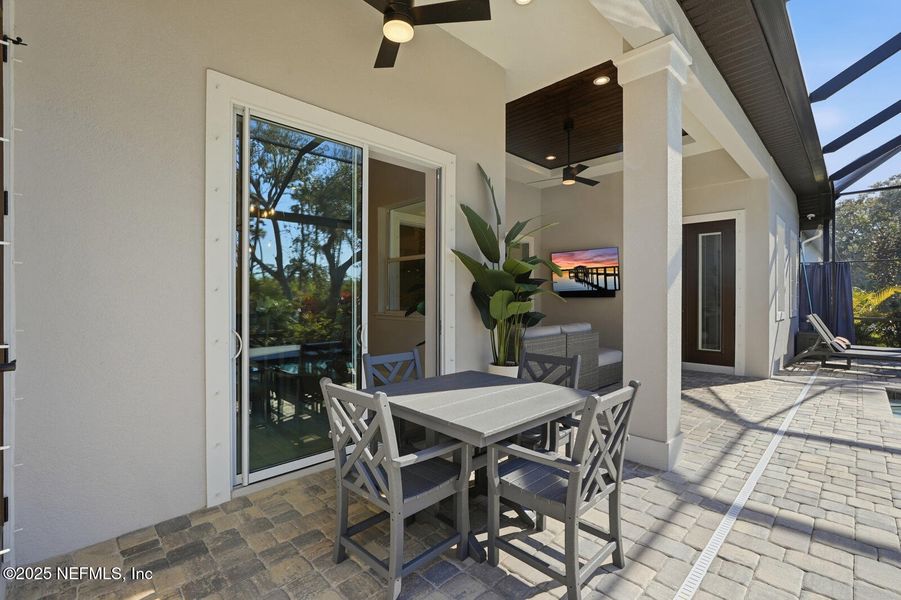 Exterior details and patio area of a home in , Palm Coast (Image 38).