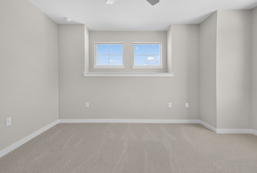 Spacious, unfurnished interior of a new home in The Tribute, The Colony (Image 41).